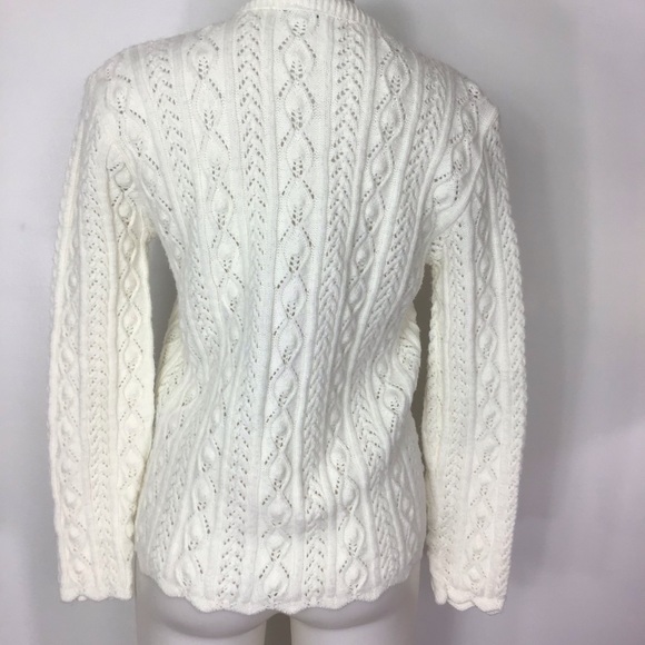 Vintage Cable-knit Cardigan Small - Picture 3 of 6